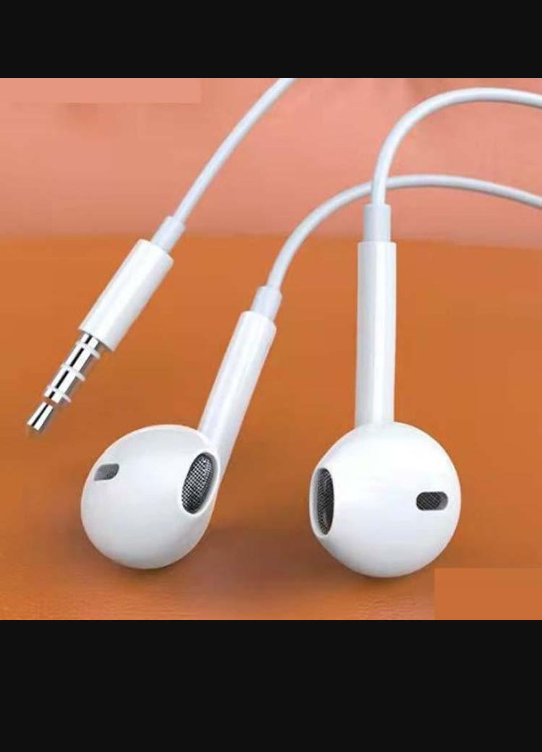 Super Bass Wired Earphone Whites