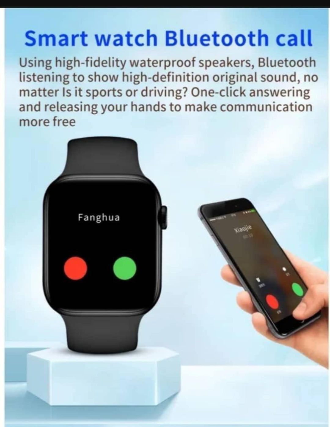 Stylish Smart Watch - Black 🖤